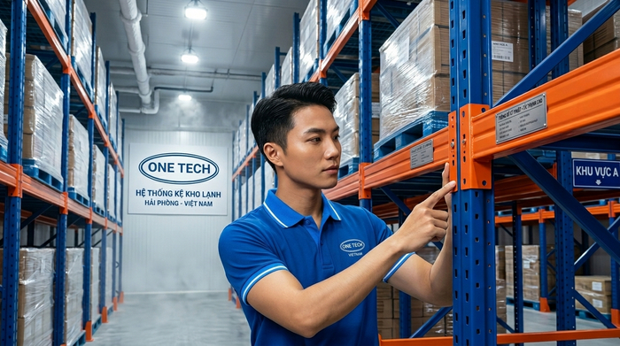 Bảo trì kệ kho lạnh Hải Phòng Bảo trì kệ kho lạnh Hải Phòng kiểm tra chân trụ và thanh beam