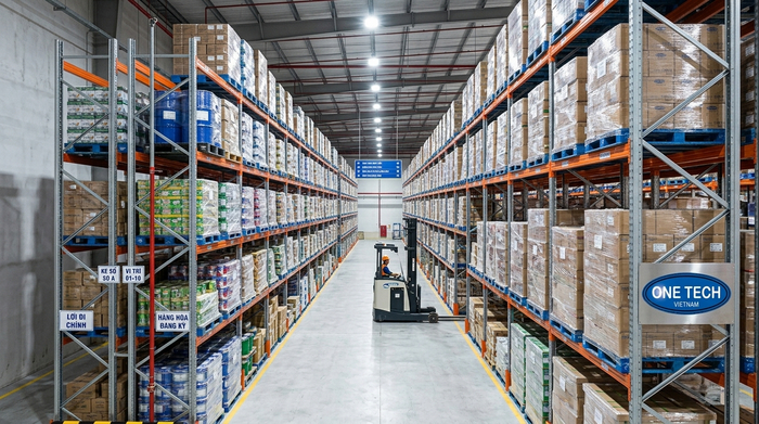 Kệ Selective cho kho pallet Hải Phòng Kệ Selective Hải Phòng dùng cho kho nhiều mã hàng