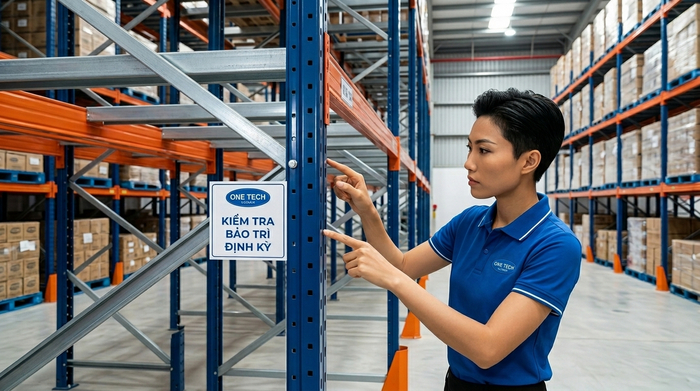 Kiểm tra bảo trì kệ drive in Kiểm tra bảo trì kệ drive in trong kho công nghiệp