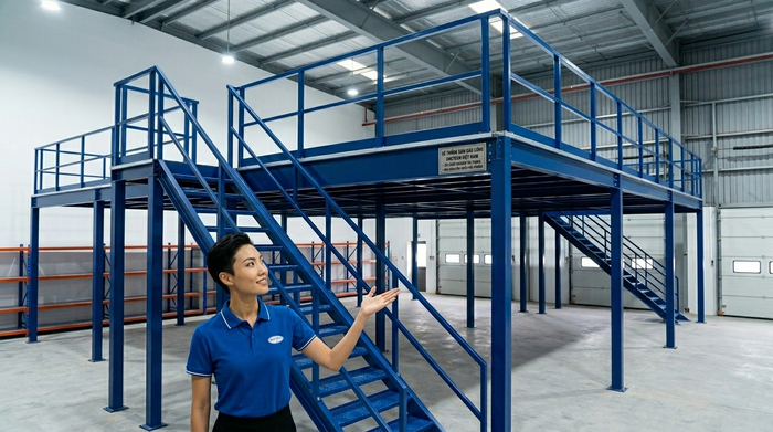 Nghiệm thu kệ sàn mezzanine Hải Phòng sau khi lắp đặt