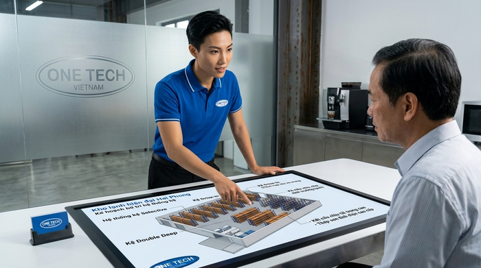 Tư vấn kệ kho lạnh Hải Phòng OneTech Tư vấn thiết kế kệ kho lạnh Hải Phòng theo mặt bằng thực tế