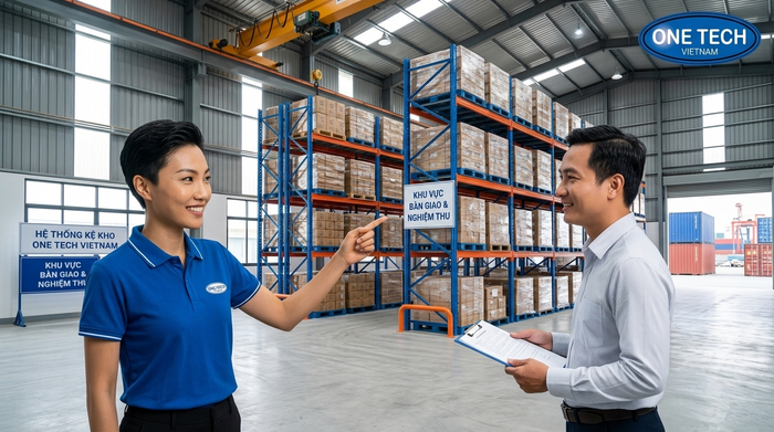 Bàn giao kệ kho trung chuyển Hải Phòng Bàn giao hệ thống kệ kho trung chuyển tại Hải Phòng