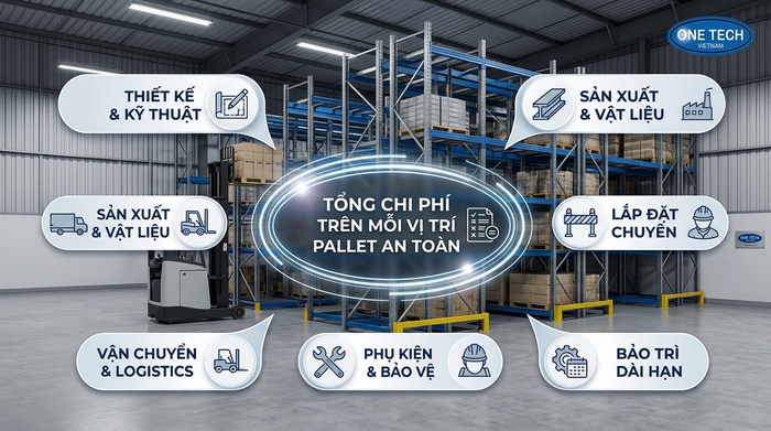 Báo giá kệ Double Deep Hải Phòng theo vị trí pallet Cách tính báo giá kệ Double Deep Hải Phòng theo vị trí pallet
