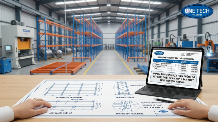 Báo giá Kệ Selective Hải Phòng theo bản vẽ và đơn giá tại nhà máy