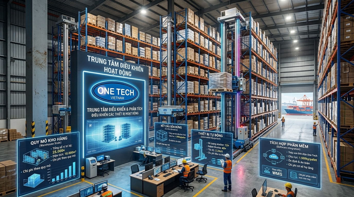 Chi phí đầu tư hệ thống kệ kho ASRS Các yếu tố ảnh hưởng đến chi phí đầu tư ASRS tại Hải Phòng