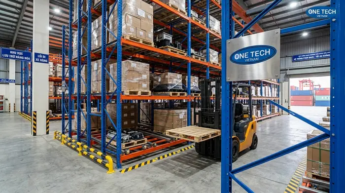 Nguyên lý hoạt động kệ push back Hải Phòng Nguyên lý hoạt động của kệ push back Hải Phòng trong kho pallet