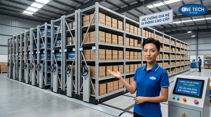 Khi nào nên đầu tư kệ kho di động Kho hàng Hải Phòng phù hợp đầu tư kệ kho di động khi cần tối ưu diện tích