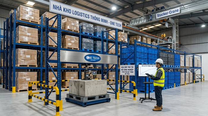 Kiểm tra tải trọng pallet cho stacker crane Kiểm tra tải trọng pallet trước khi triển khai Stacker-Crane Hải Phòng