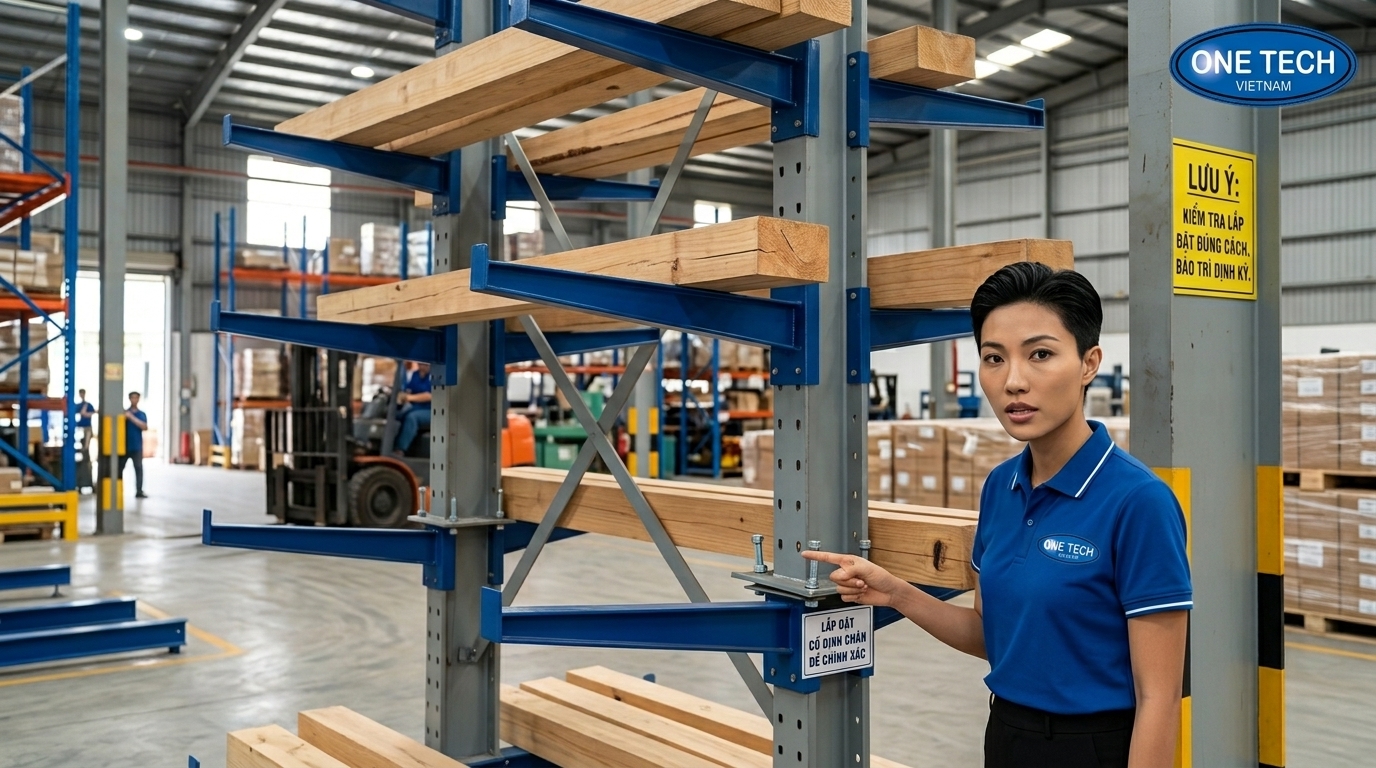 Lỗi thường gặp khi lắp kệ tay đỡ Lỗi thường gặp khi lắp kệ tay đỡ trong kho