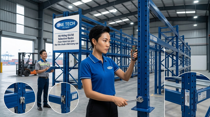 Nghiệm thu bàn giao Kệ Selective Hải Phòng sau lắp đặt