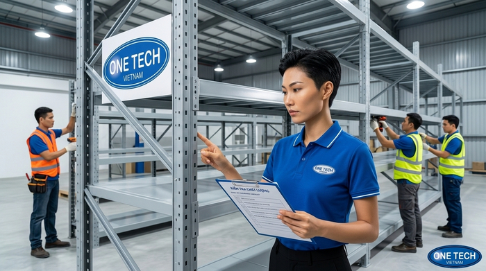 Quy trình lắp đặt kệ kho thông minh tại Hải Phòng