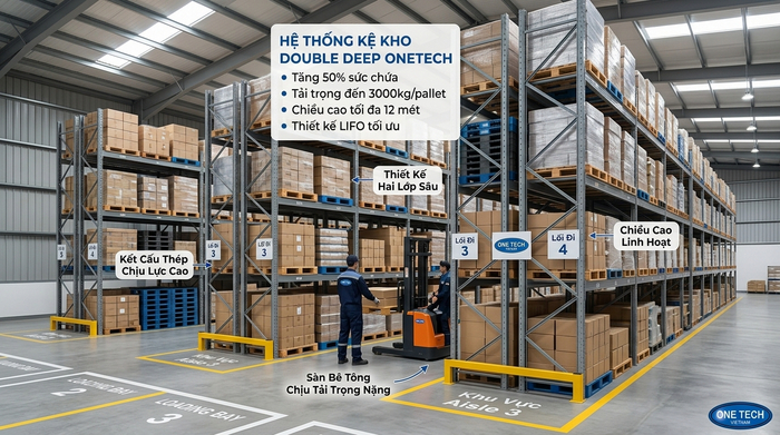 Thông số kỹ thuật kệ Double Deep Hải Phòng Thông số kỹ thuật cần kiểm tra khi thiết kế kệ Double Deep Hải Phòng