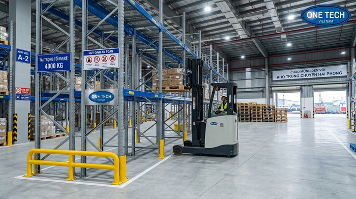 Xe nâng chuyên dụng cho kho trung chuyển Mẫu xe nâng chuyên dụng dùng trong kho trung chuyển Hải Phòng