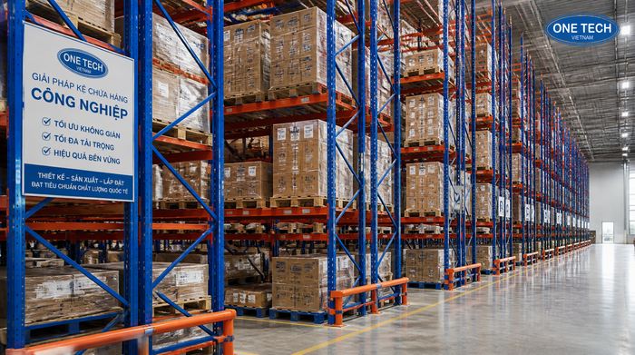 Báo giá kệ kho logistics Hải Phòng theo bản vẽ và tải trọng pallet