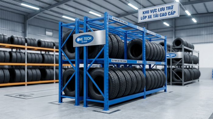 Kệ để lốp xe chịu tải cao dạng Selective Kệ để lốp xe chịu tải cao dạng Selective