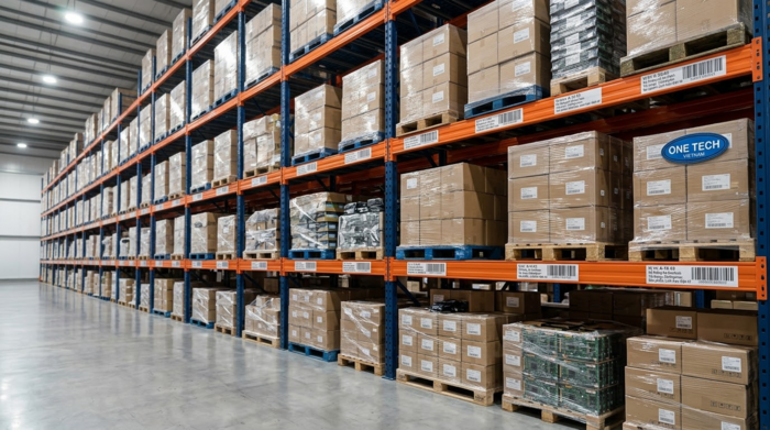 Kệ selective chứa pallet linh kiện điện tử tại Hải Phòng