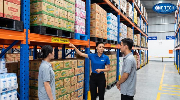 Đào tạo vận hành kệ kho FMCG an toàn sau bàn giao
