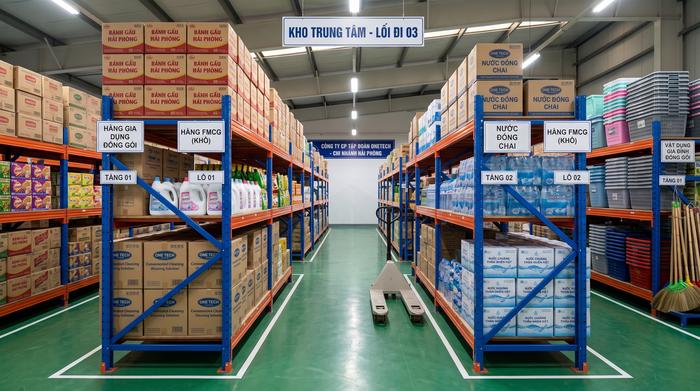 Kệ trung tải cho kho siêu thị và cửa hàng tiện lợi tại Hải Phòng