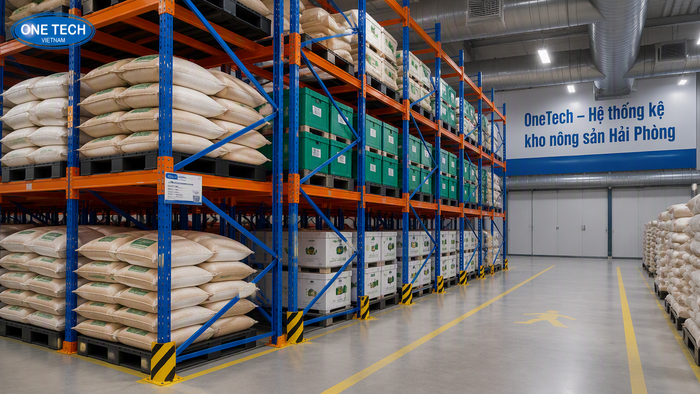 Tư vấn kệ kho nông sản Hải Phòng trực thuộc tập đoàn OneTech